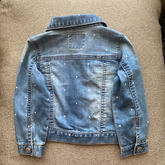 2T Jean Jacket. Oshkosh B’Gosh Polka Dot Design. EUC. - Picture 2 of 4
